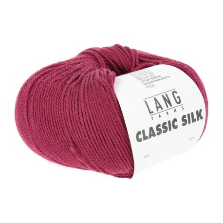 Lang Yarns Classic Silk - Weinrot 0061 [Preorder]