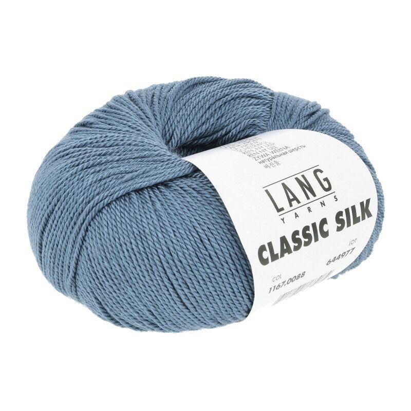 Lang Yarns Classic Silk - Petrol 0088 [Preorder]