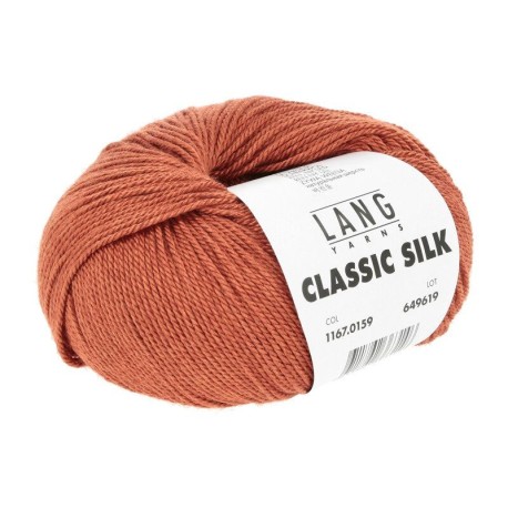 Lang Yarns Classic Silk - Dunkelorange 0159 [Preorder]