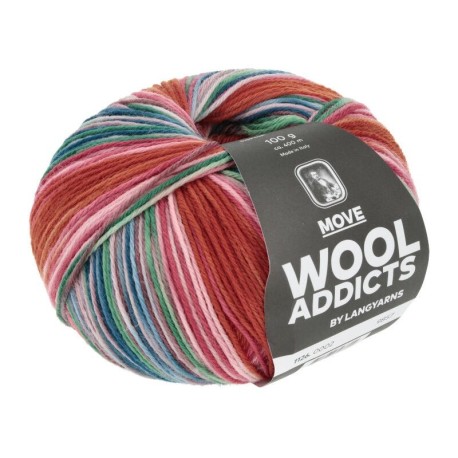 WOOLADDICTS Move - Rosa/Orange/Blau 0002 [Preorder]