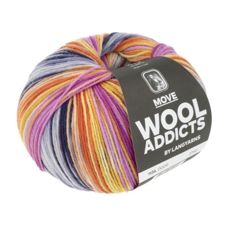 WOOLADDICTS Move - Blau/Gelb/Orange 0009 [Preorder]