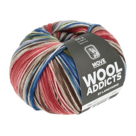 WOOLADDICTS Move - Olive/Blau/Rot 0011 [Preorder]