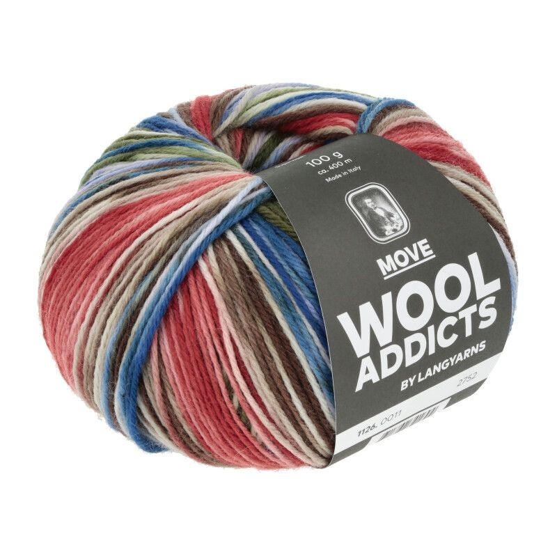 WOOLADDICTS Move - Olive/Blau/Rot 0011 [Preorder]