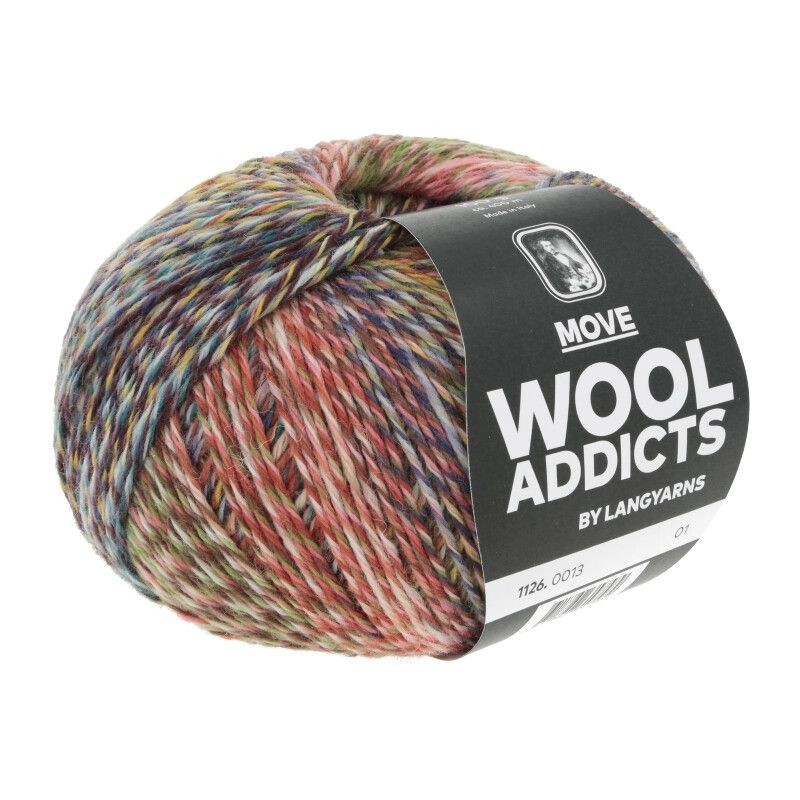 WOOLADDICTS Move - Grün/Orange/Violett/Braun 0013 [Preorder]