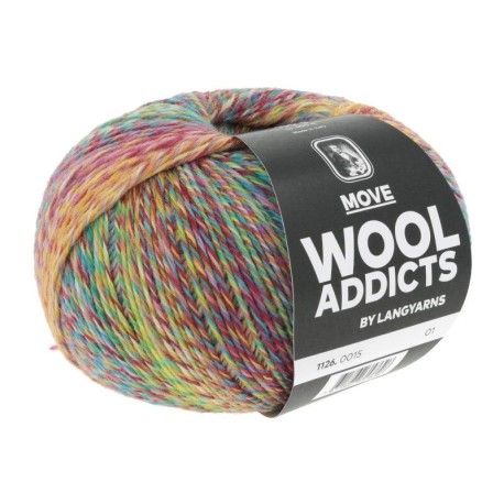WOOLADDICTS Move - Grün/Blau/Pink/Bordeaux 0015 [Preorder]