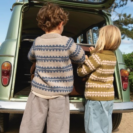 Sandnes 2506 2 Ridge Sweater Junior Strickset