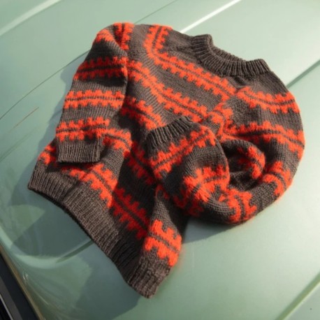 Sandnes 2506 2 Ridge Sweater Junior Strickset