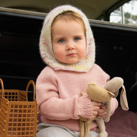 Sandnes 2506 3ab Hugsy Hood Junior Strickset