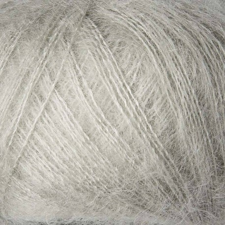 Knitting for Olive Soft Silk Mohair Pearl Gray Detail