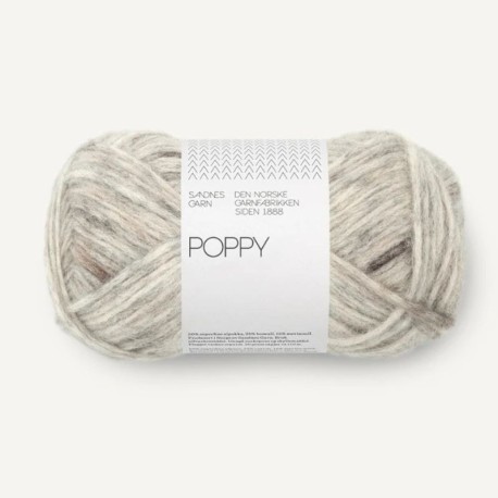 Sandnes Poppy - Grey Marble 1045 [Preorder]