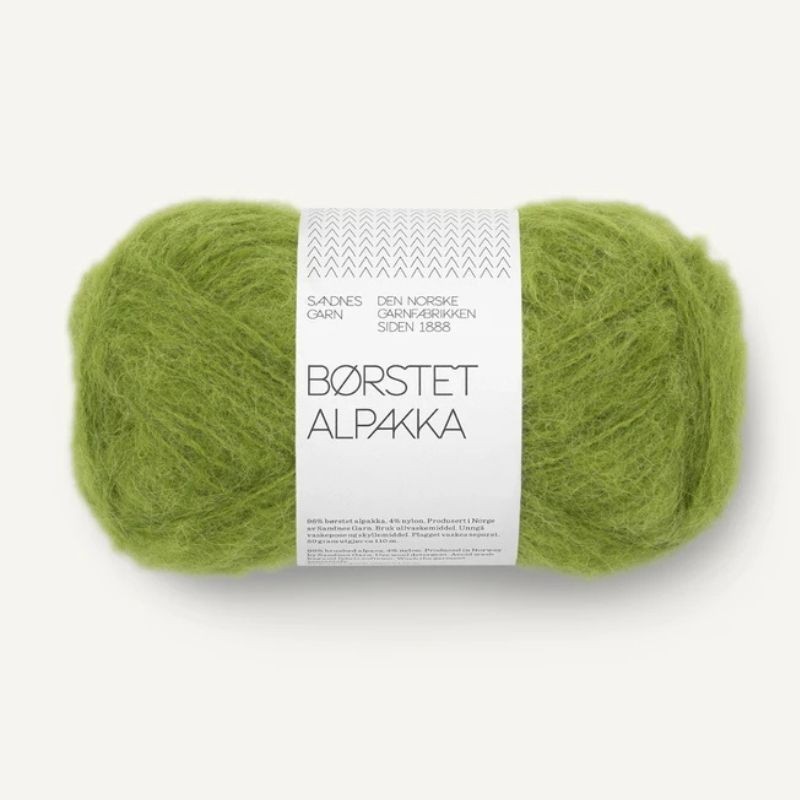 Sandnes Borstet Alpakka - Matcha 9564 [Preorder]