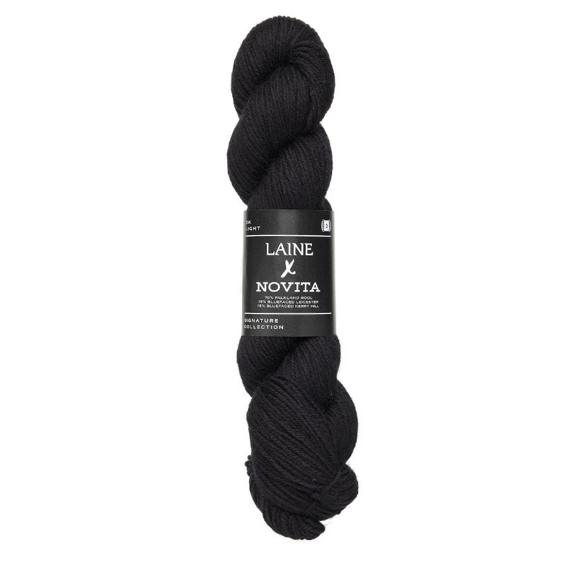 Laine x Novita DK Winter Black 0891 Preorder