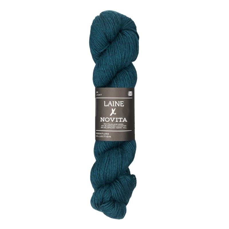 Laine x Novita DK Heathered Teal 1661 Preorder