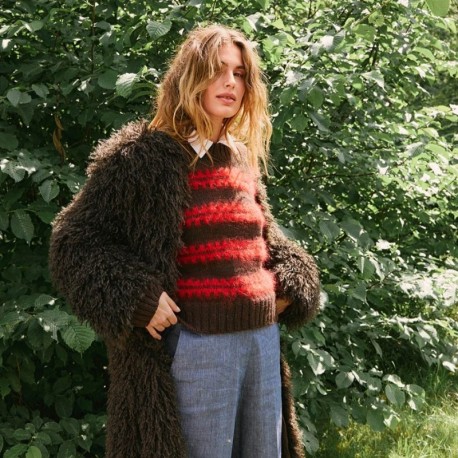Sandnes 2507 8 Ridge Sweater Strickset