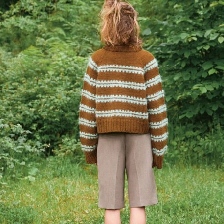 Sandnes 2507 8 Ridge Sweater Strickset
