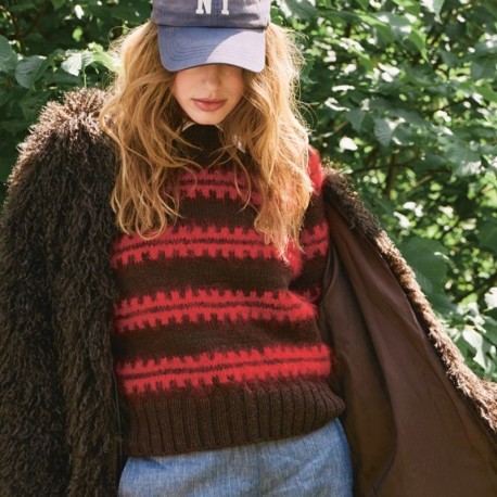 Sandnes 2507 8 Ridge Sweater Strickset