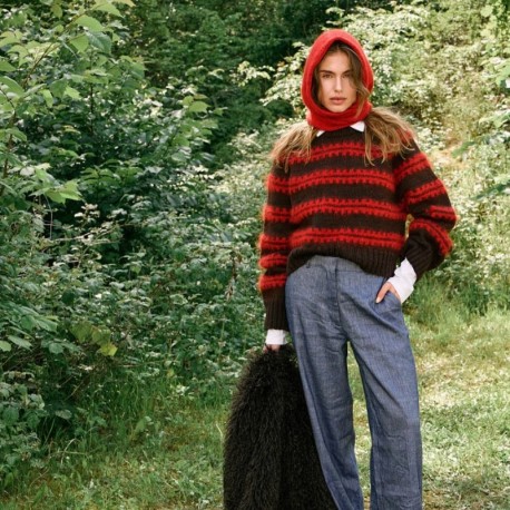 Sandnes 2507 8 Ridge Sweater Strickset