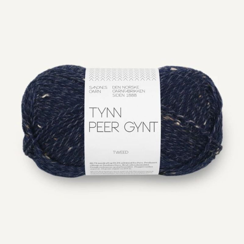 Sandnes Tynn Peer Gynt - Marinebla Tweed 5585 [Preorder]