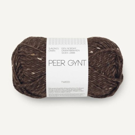 Sandnes Peer Gynt - Mork Brun Tweed 3085 [Preorder]