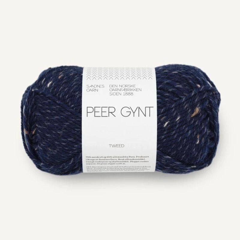 Sandnes Peer Gynt - Marinebla Tweed 5585 [Preorder]