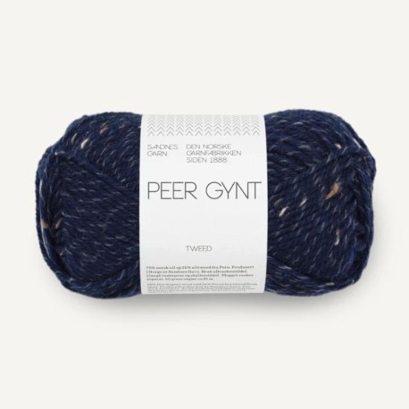 Sandnes Peer Gynt - Marinebla Tweed 5585 [Preorder]