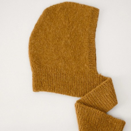 Sandnes 2507 11a Snuggle Hood einfarbig Strickset