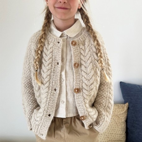 Le Knit Siri Cardigan Junior Wollpaket