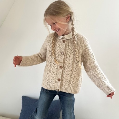 Le Knit Siri Cardigan Junior Wollpaket