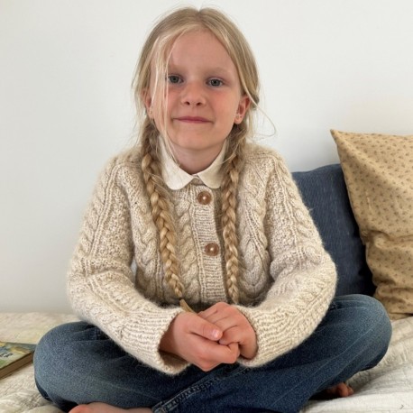 Le Knit Siri Cardigan Junior Wollpaket