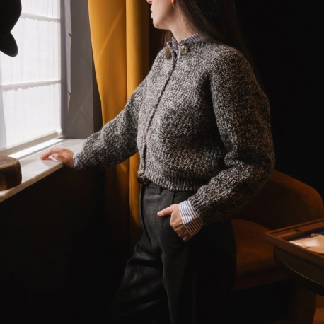 Gregoria Fibers Velvety Cardigan Wollpaket