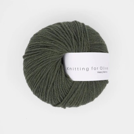 Knitting for Olive Heavy Merino Bottle Green