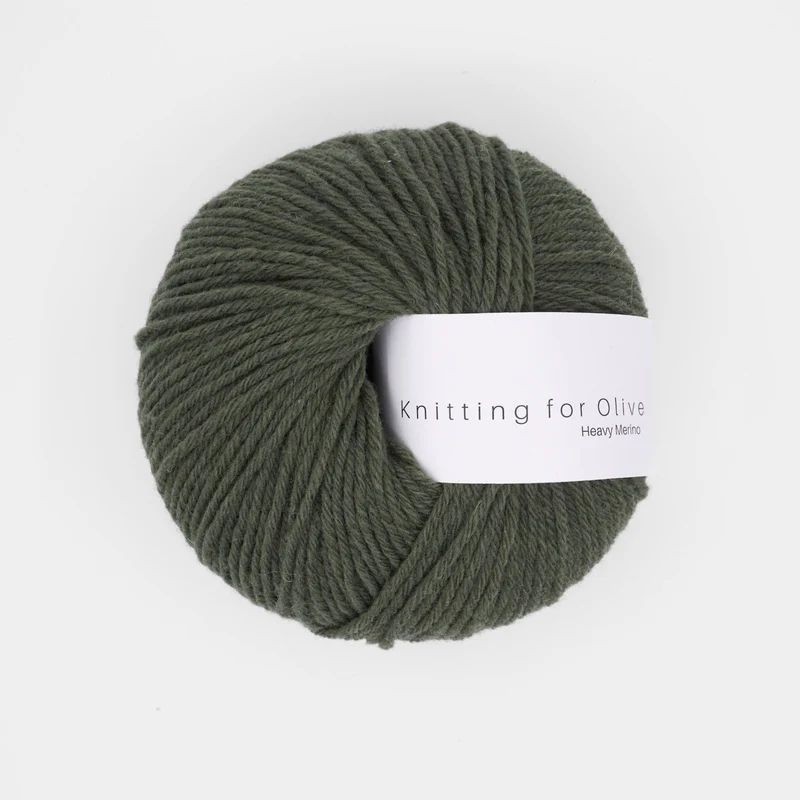 Knitting for Olive Heavy Merino Bottle Green