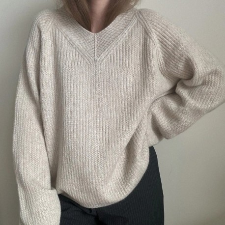 Moreca Knit Chantal Sweater V-Neck Strickset