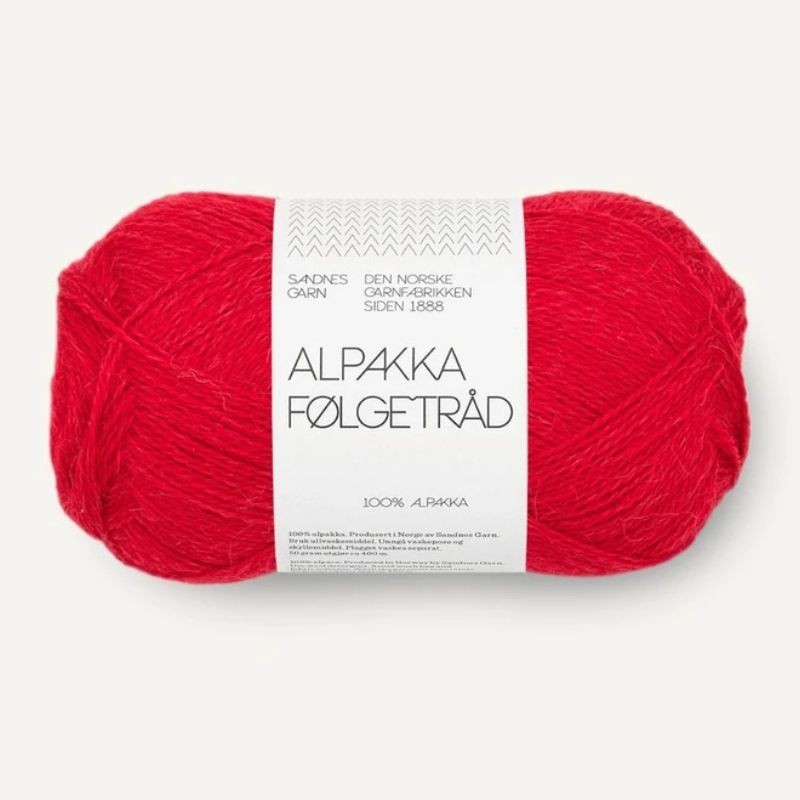 Sandnes Alpakka Folgetrad - Rod 4219