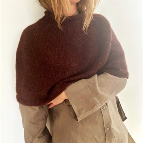Le Knit - Plain Yoke Poncho