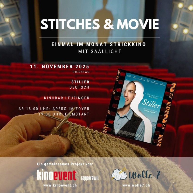 Stitches and Movie 11. November Stitches and Movie 11. November