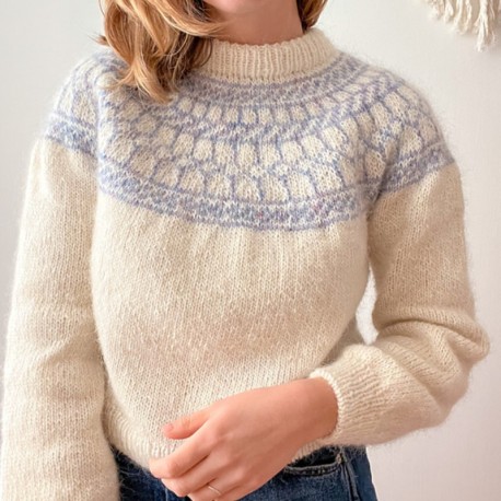 The Knit Purl Girl Haze Sweater Wollpaket