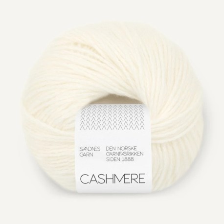 Sandnes Cashmere - White 1002