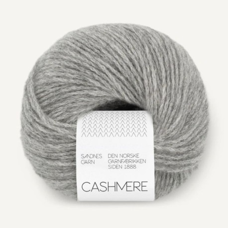 Sandnes Cashmere - Grey Melange 1042