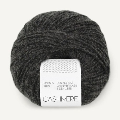 Sandnes Cashmere - Charcoal Melange 1088