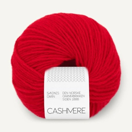 Sandnes Cashmere True Red 4219