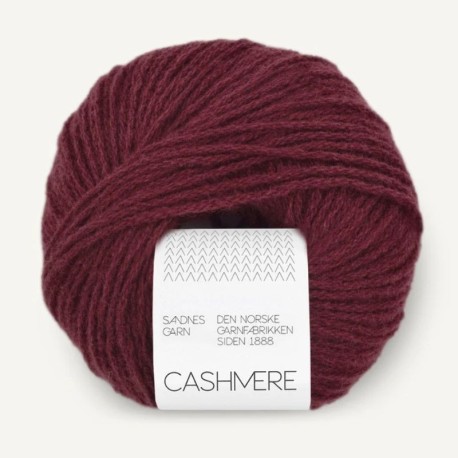 Sandnes Cashmere Burgundy 4372
