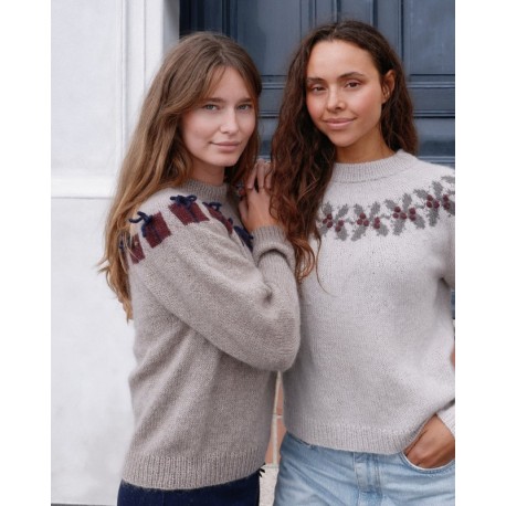 Knitting for Olive Christmas Morning Sweater Erwachsene Wollpaket