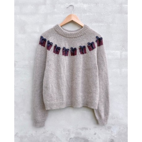 Knitting for Olive Christmas Morning Sweater Erwachsene Wollpaket