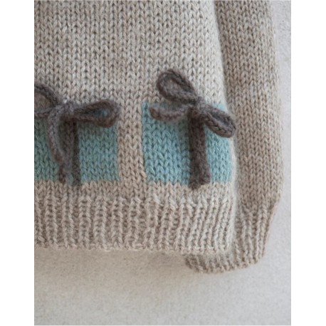 Knitting for Olive Christmas Morning Sweater Kinder Wollpaket