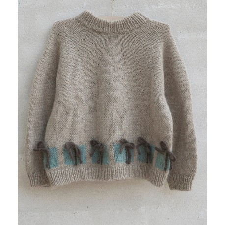 Knitting for Olive Christmas Morning Sweater Kinder Wollpaket