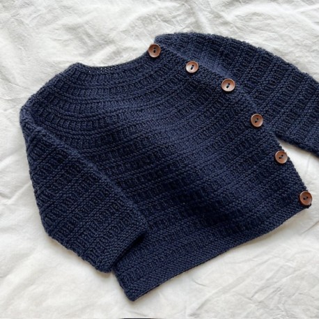 Indiblomst Sorgenfri Foldover Jacket Light Wollpaket