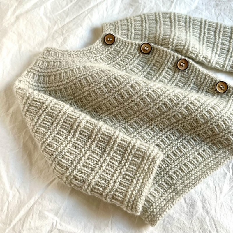 Indiblomst Sorgenfri Foldover Jacket Mini Wollpaket