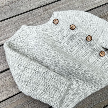 Indiblomst Sorgenfri Foldover Jacket Mini Wollpaket