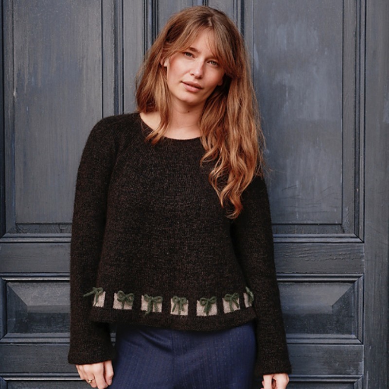 Knitting for Olive Christmas Morning Tunika Erwachsene Wollpaket